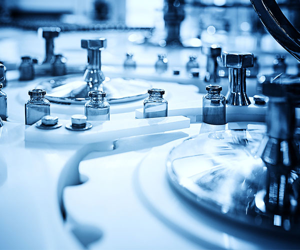 Prueba de equipo industrial grande